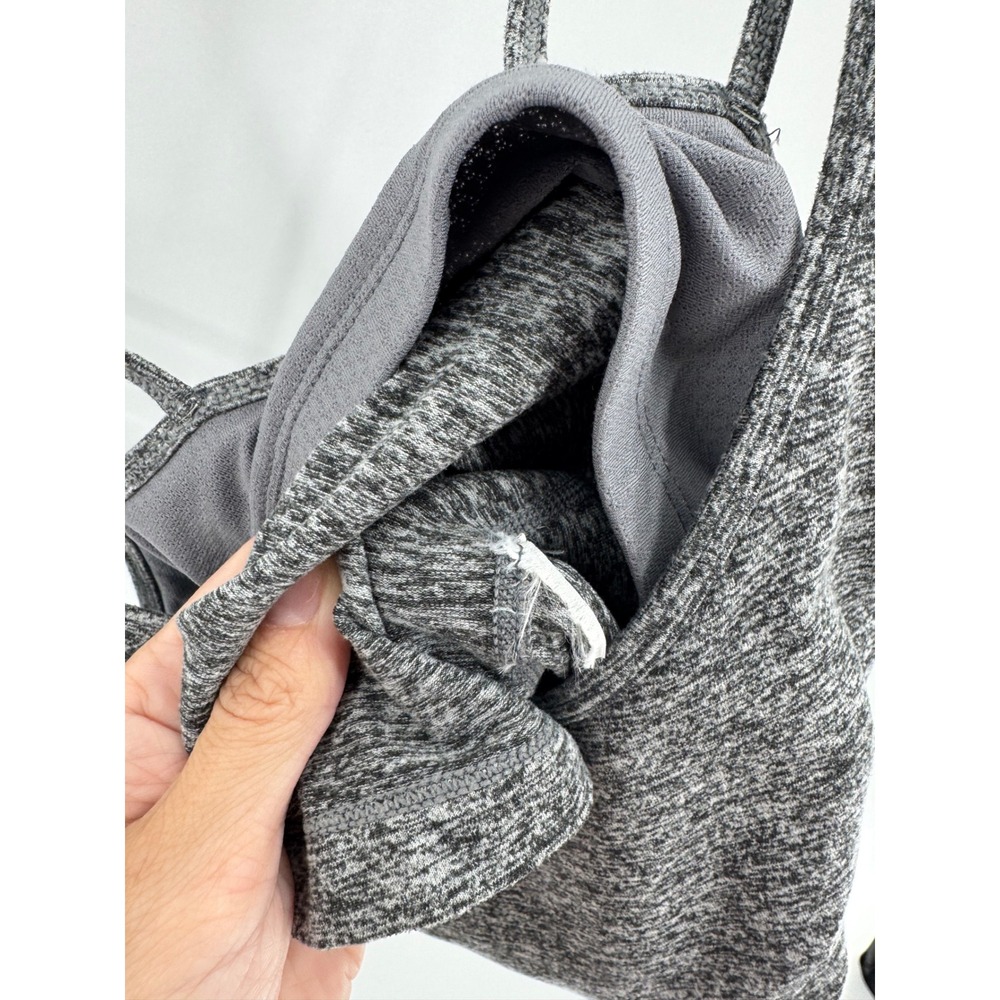 Vuori Activewear Set Women Small Gray Heathered Cami Tank and Shorts 2 Piece - Picture 4 of 10